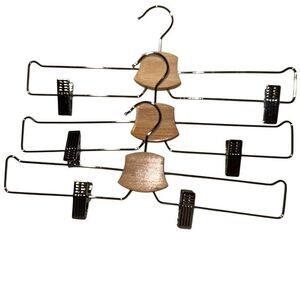 Closet, organizing set of 5 Multipurpose pant, tie, and belt, hangers